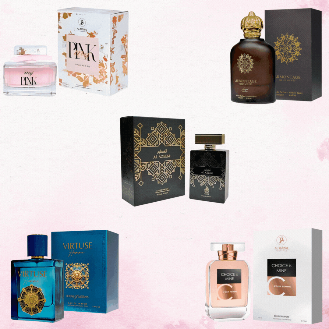 🌹 Perfume Gift Hamper 🎀 – 5 Premium Scents in One Mega Deal ✨